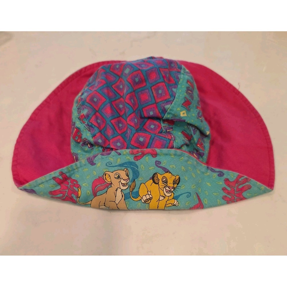 Vintage Disney's Lion King Little Zumba Bucket Sun Beach Hat Toddler Size 2-4